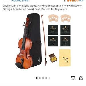 12-Inch Viola with Accessories